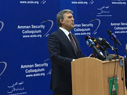 11. Cumhurbaşkanı Gül Ürdün’de Güvenlik Forumu’nda konuştu